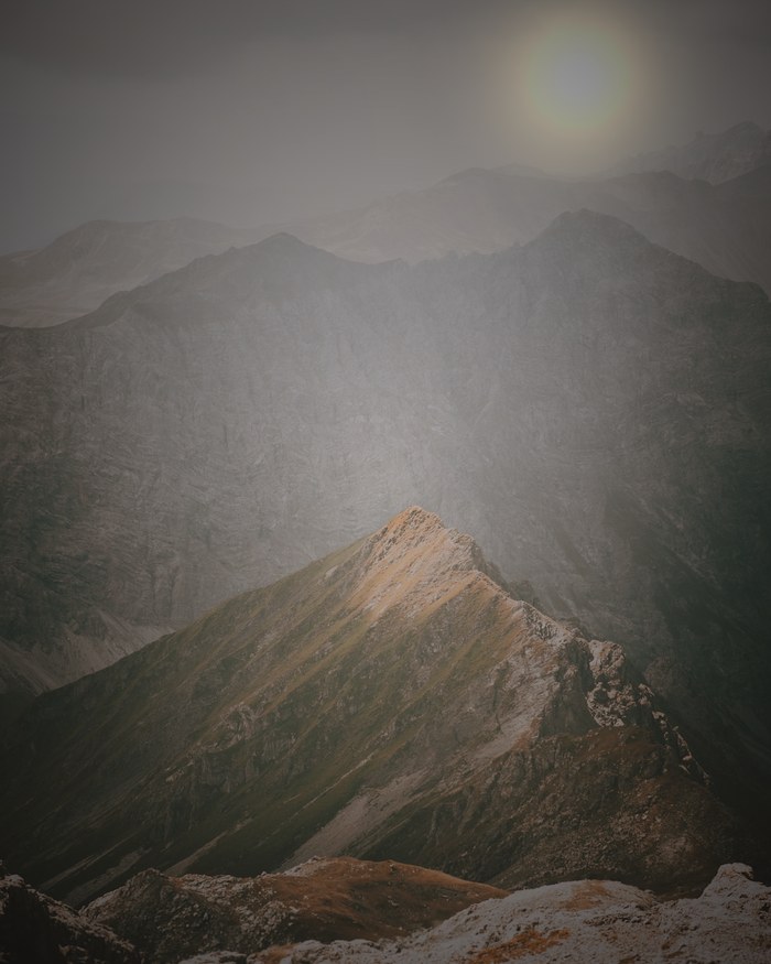 Alpine Landschaft bei Davos